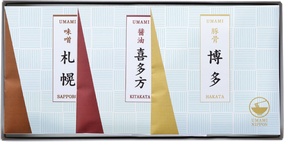 "ＵＭＡＭＩ ご当地ラーメン１０Ａ 【札幌味噌・喜多方醤油・博多豚骨】"
