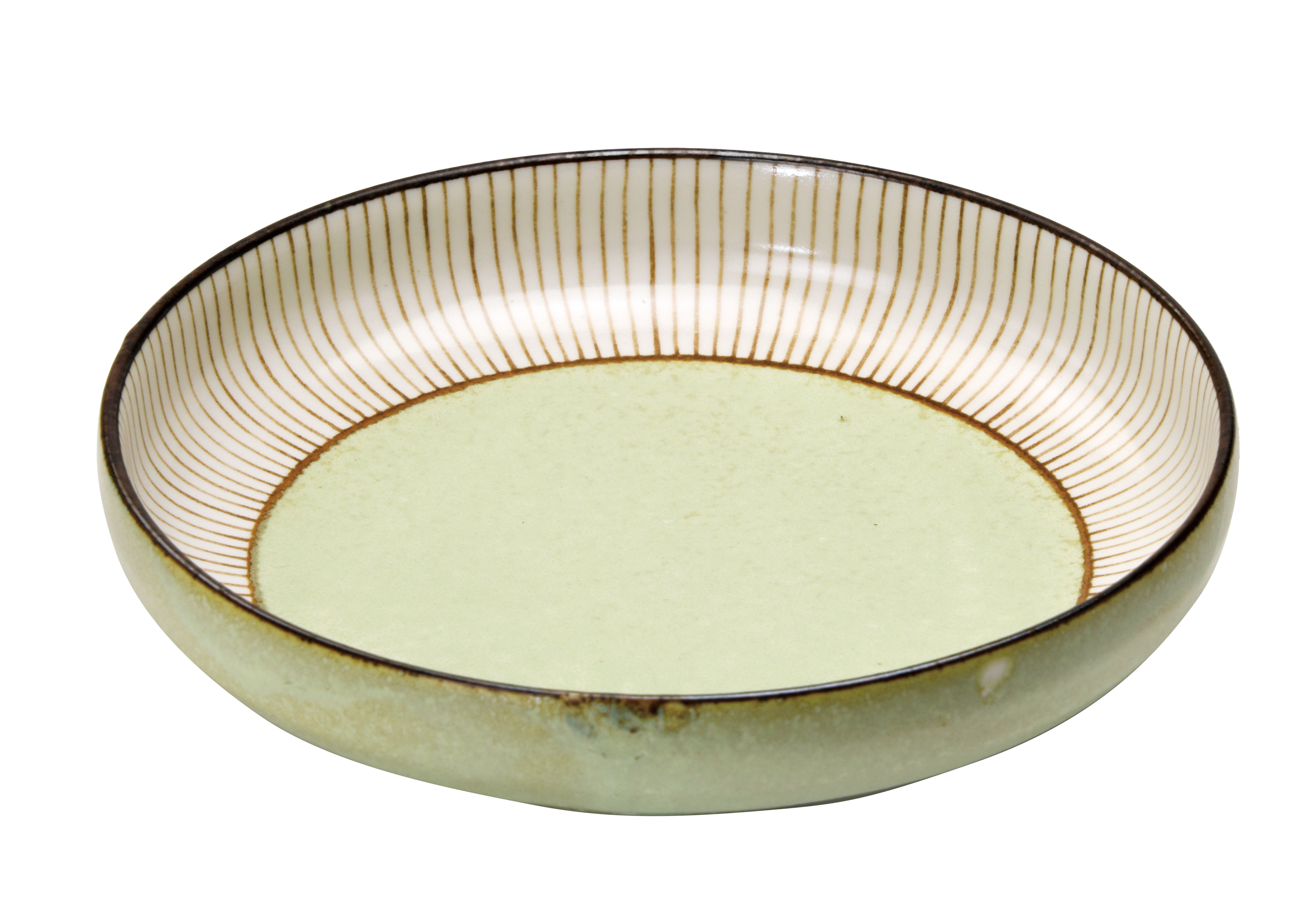 ｗａｂｉ十草　深皿揃　3PCSセット（茶、緑、青）