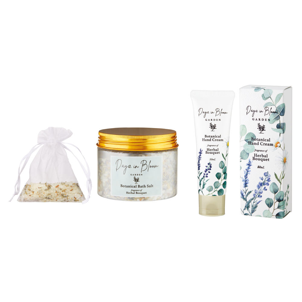 デイズインブルーム ハンド＆バスソルトジャーセット（ハーブ）