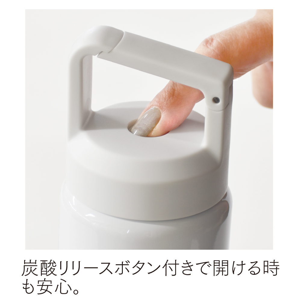 LOGOS ボトル（炭酸対応 600ml）