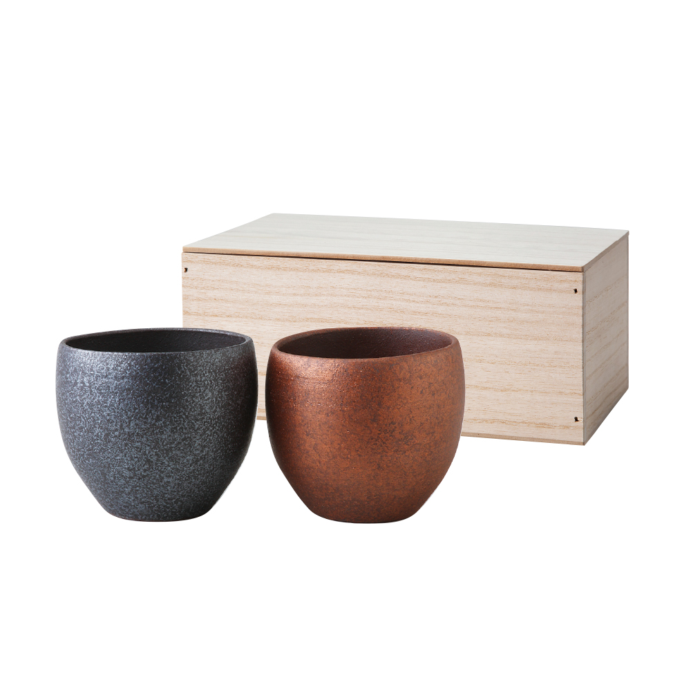 銅器彩 ロックカップペア