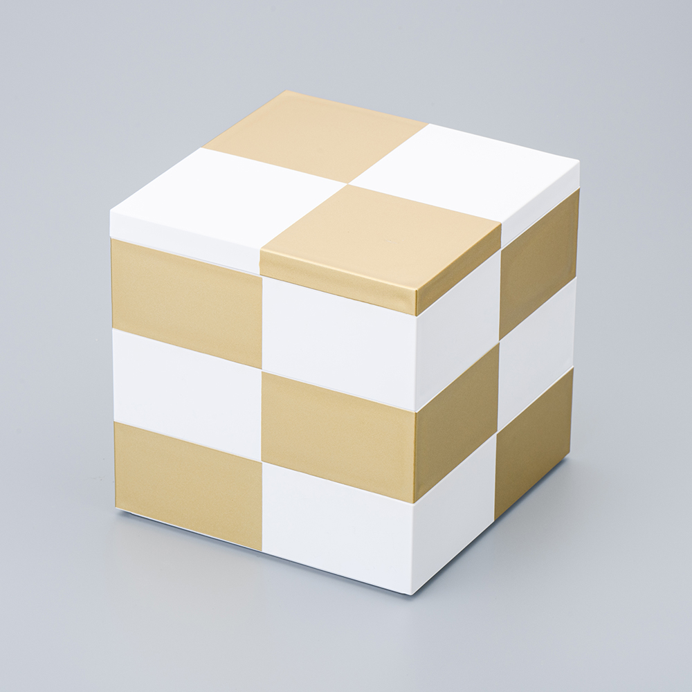 市松KIN5.0三段重(白)