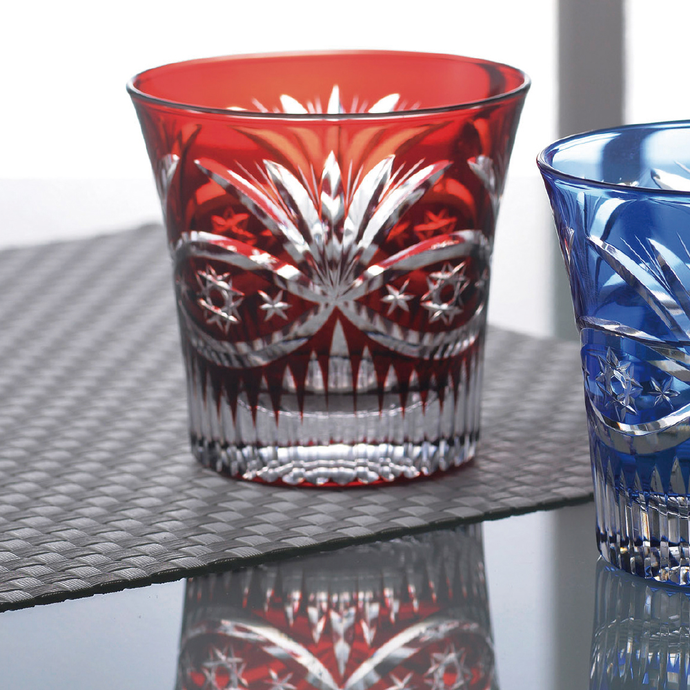 ロイヤルクラウン カットグラス1P(ルージュ)