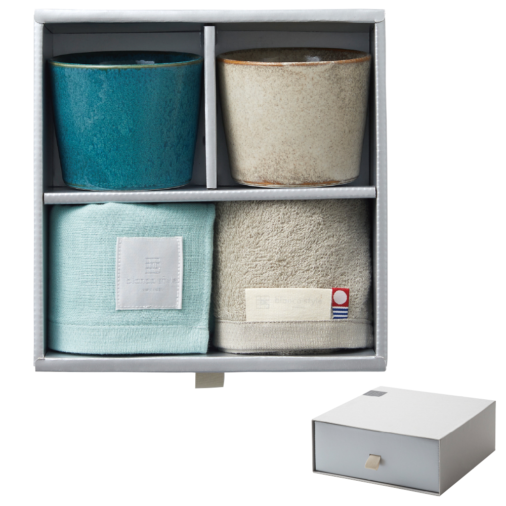 Sandアンジェ くつろぎペアカップ&タオル(MG)