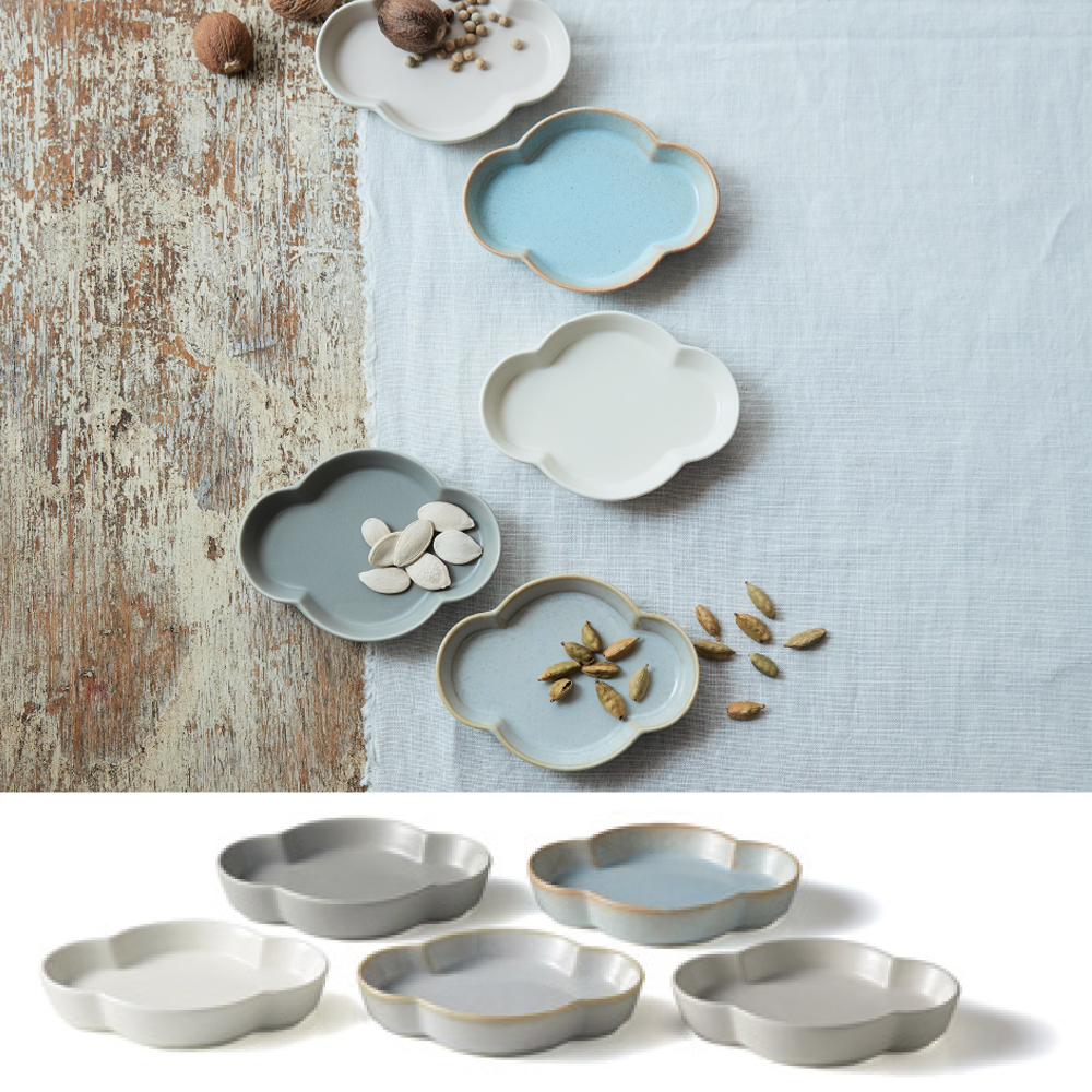 はんなり 雲形豆皿揃