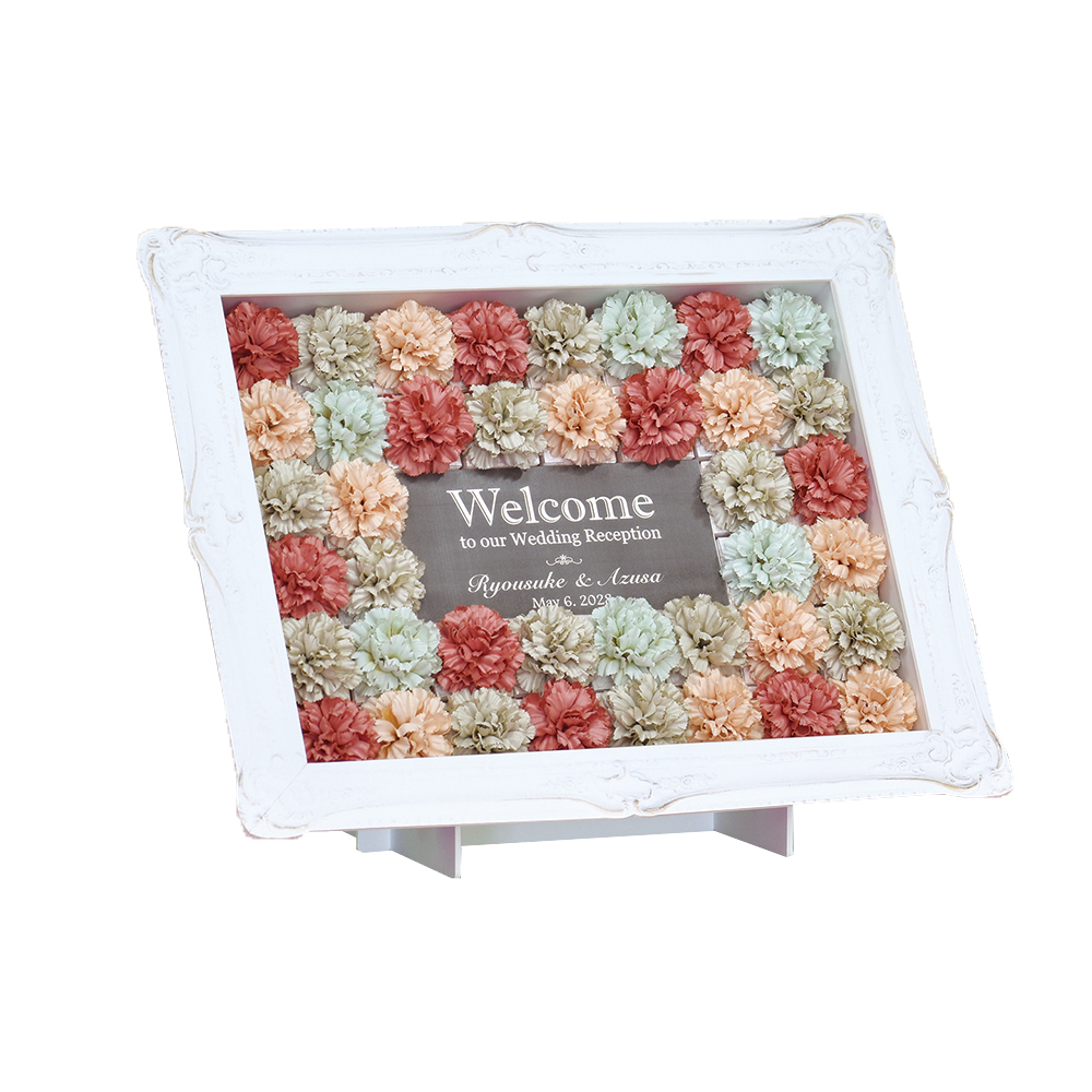 ウェルカム Antique Flower＜横置き＞（40個セット）