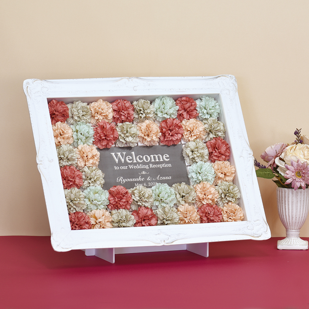 ウェルカム Antique Flower＜横置き＞（40個セット）