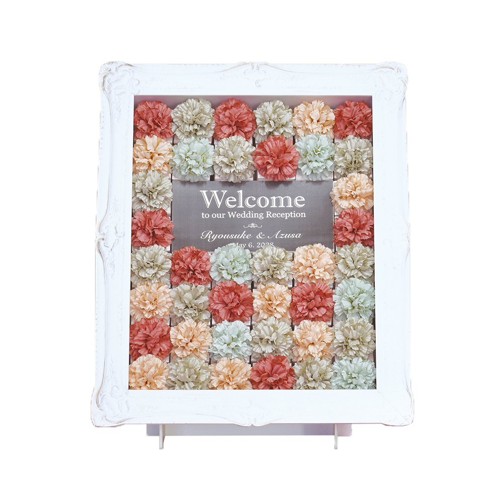 ウェルカム Antique Flower＜縦置き＞（40個セット）