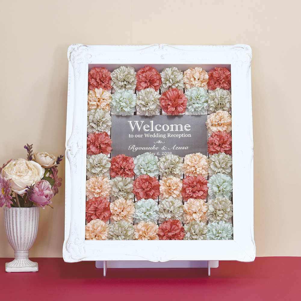 ウェルカム Antique Flower<縦置き>(40個セット)