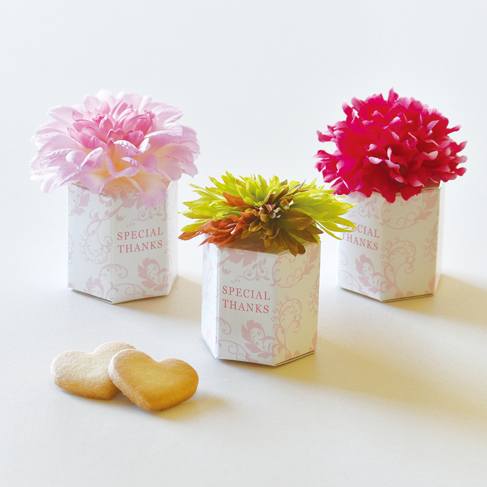 フラワーリースウェルカムボード(ハートクッキー)(45個セット)