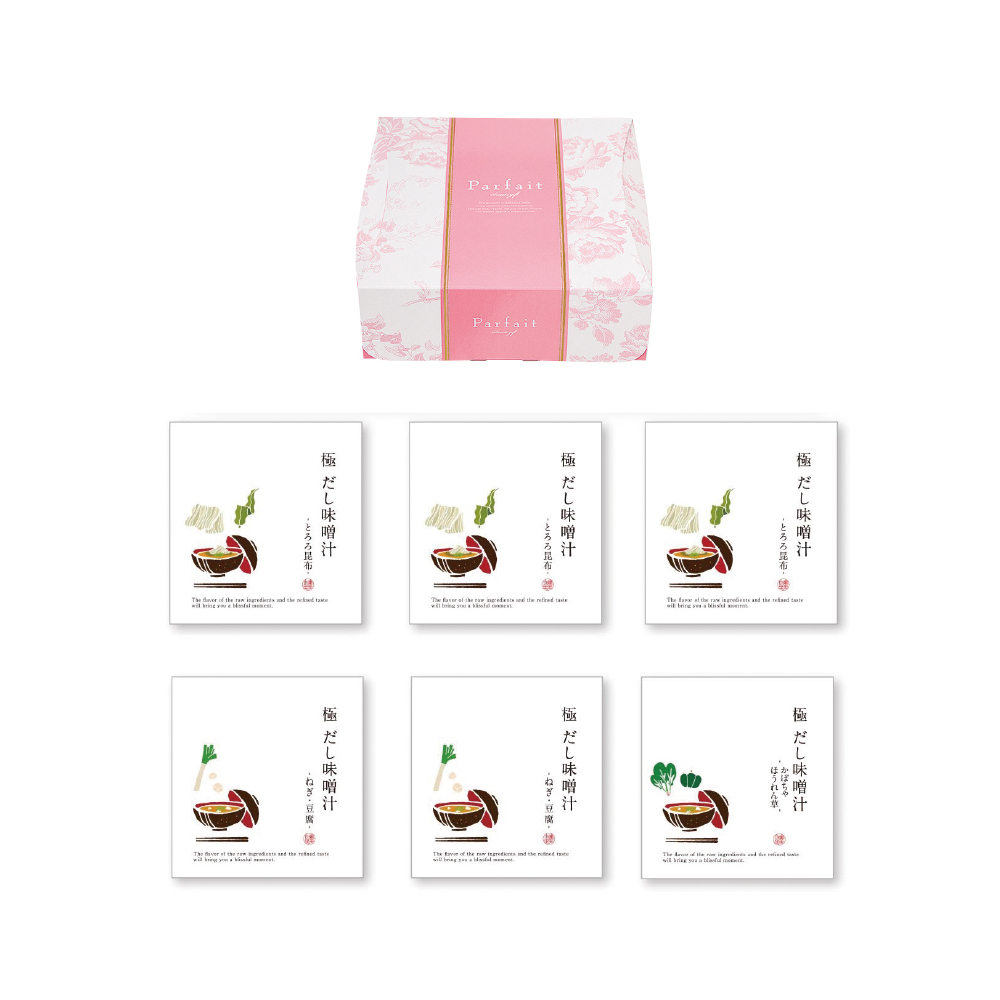 野菜いっぱいだし味噌汁（Parfait）